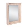 Зеркальный шкаф подвесной Qtap Pisces 600х800х140 Whitish oak с LED-подсветкой QT2577ZP6003WO - фото 3