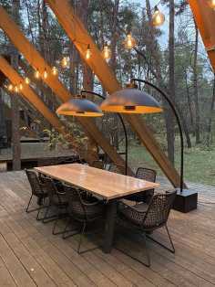 Hапольная лампа-обігрівач DOME