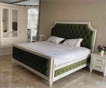 Кровать Мирель с мягким изножьем 1,8м