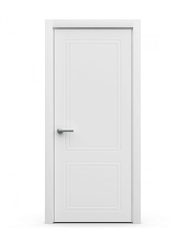 Дверь Sensa New Classic 01 с фрезеровкой белый мат