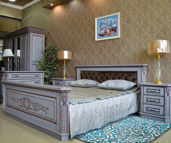 Ліжко Українка 2,2 ( покриття сірим кольором RAL) - фото 2