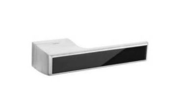 Дверная ручка TUPAI MELODY Vario 3089RT Матовый хром, вставка CP черная блестящая