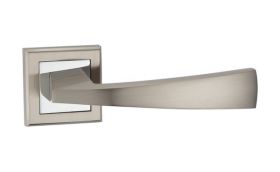 Дверная ручка MVM Furniture Frio Матовый никель/полированный хром