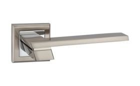 Дверная ручка MVM Furniture City Матовый никель полированный хром