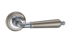 Дверная ручка MVM Furniture Eris Матовый никель полированный хром