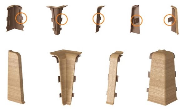 Правая/левая заглушка INDO с имитацией древесины
