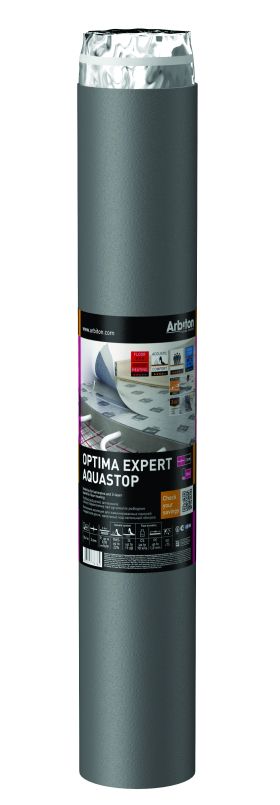 Подложка Arbiton Optima Expert Aquastop 2 мм XPS + пароизоляция + скотч