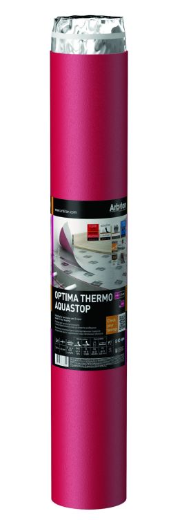 Подложка Arbiton Optima Thermo Aquastop 1 5 мм PEHD пароизоляция скотч