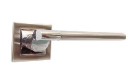 Дверная ручка MVM Furniture A-2006 Матовый никель/полированный хром
