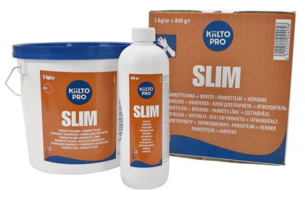 Клей двухкомпонентный полиуретановый Kiilto SLIM 5 кг+0,87 кг - фото 2