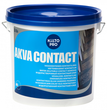 Клей водорастворимый контактный Kiilto Akva contact 3 кг