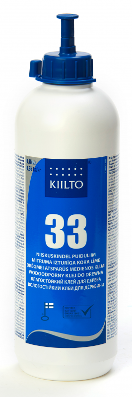 Клей для стыков однокомпонентный влагостойкий Kiilto 33 0,75 л