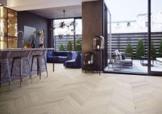 Паркетная доска Barlinek Chevron Дуб Trivor Piccolo