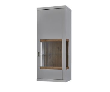 Витрина Type 22 Venzia light grey/oak