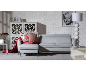Кутовий диван Vero Dianthus (зі спальним місцем) сірий