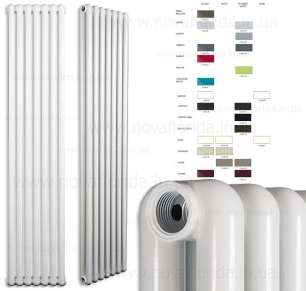 Дизайнерский радиатор отопления Fondital Tribeca в цвете - фото 2