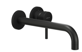 Змішувач для умивальника настінний Live Velvet black L подібний 250mm