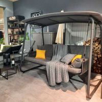 КАЧЕЛИ-КРОВАТЬ PATIO SWING DARK GREY/DARK GREY