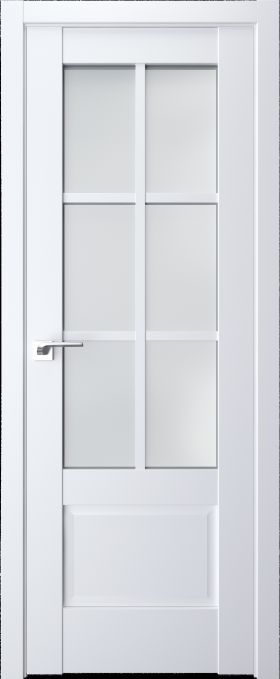 Двері Terminus модель 602 (С) білий мат скло сатін (NF) В НАЯВНОСТІ