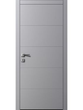 Двері Avangard модель AL2 сірий шовк RAL 7004 В НАЯВНОСТІ