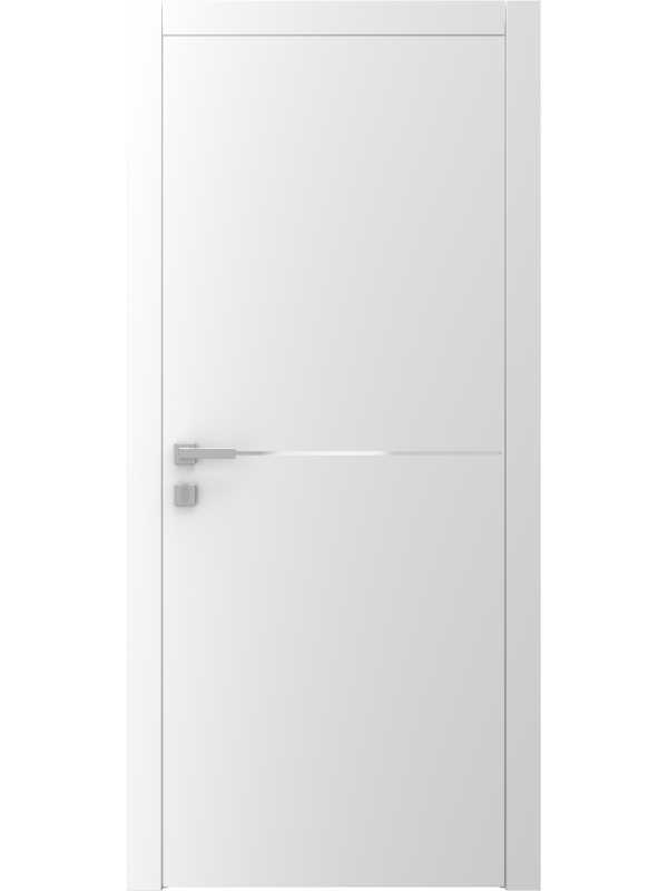 Двері Avangard модель A6.М з молдингом біла В НАЯВНОСТІ