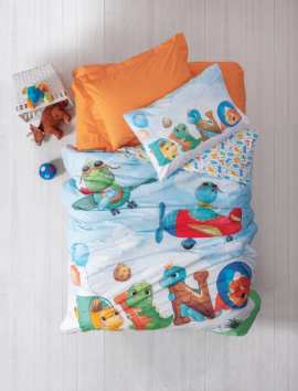 Постельный комплект Детский полуторный Roar 160*220 Динозавр
