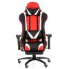 КРІСЛО ОФІСНЕ EXTREMERACE BLACK/RED/WHITE WITH FOOTREST (E6460) - фото 15