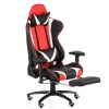 КРІСЛО ОФІСНЕ EXTREMERACE BLACK/RED/WHITE WITH FOOTREST (E6460) - фото 18