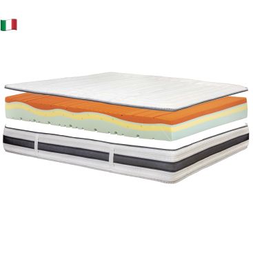 Ergo Memory Life Матрац ортопедичний, White 140*200 безпружинний memory foam,13104 , ID213