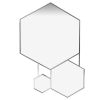 Rivoli Дзеркало настінне, Chromium багатокутне 86,8*131,8,12892 , ID1127 - фото 4