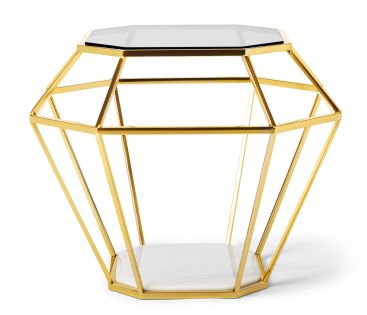 Diamant Стіл кавовий, Champagne gold ,12813 , ID243