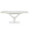Graal Стіл обідній, Snow white ceramic white base розкладний 6-8 місць 140 см,11186 , ID1667 - фото 7