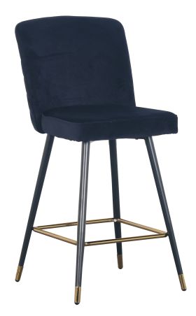 Forest Напівбарний стілець, Tiffany dark velvet ,13054 , ID1617