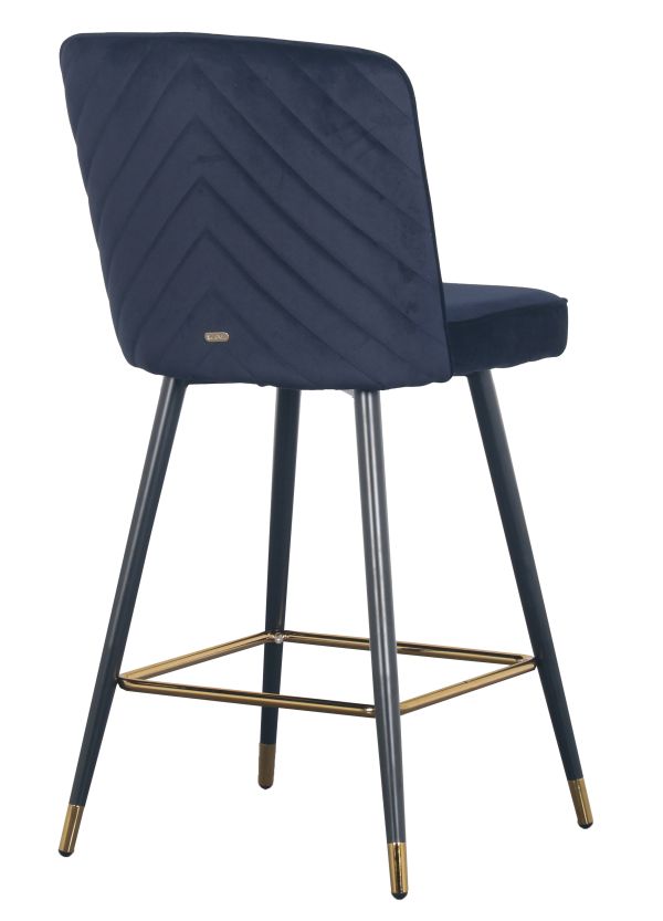 Forest Напівбарний стілець, Tiffany dark velvet ,13054 , ID1617 - фото 4