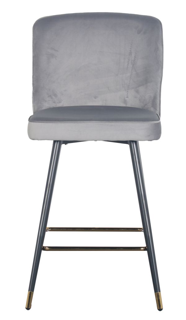 Forest Напівбарний стілець, Silver velvet ,13055 , ID1618 - фото 2