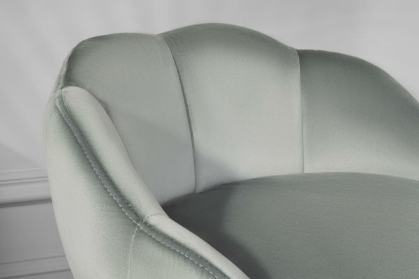 Margarita Барний стілець, Silver velvet ,12947 , ID1132 - фото 10