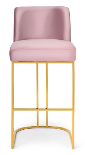 Phoenix Барний стілець, Coffee rose velvet ,12706 , ID220