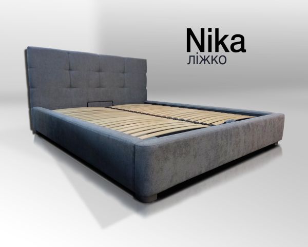 ліжко Nika, двоспальне, з підйомним механізмом , спальне місце 160 х 200 - фото 4