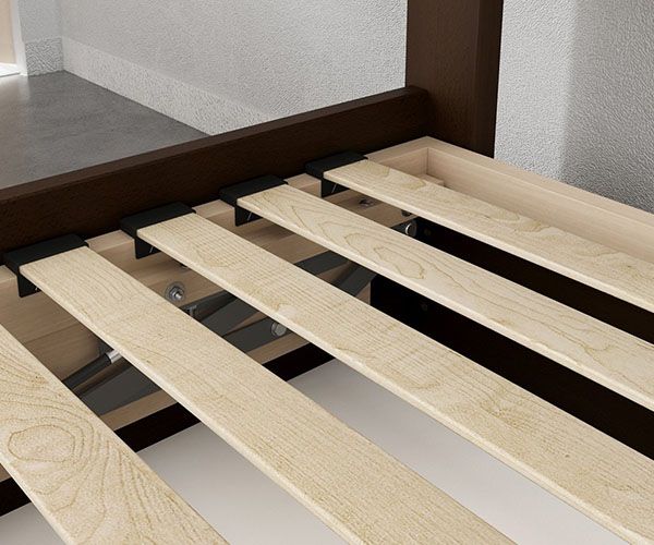 Двуспальная кровать Джолента Мюнгер Комфорт, венге, размер 160х200 - фото 3