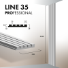 Гипсовая 3Д панель LINE 35 3000х300 PROFESSIONAL - фото 4