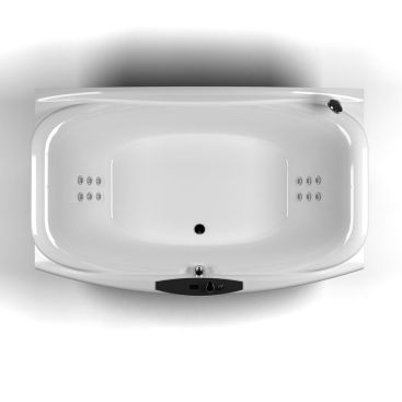Ванна WGT Together 190x120 cм EASY PLUS HYDRO