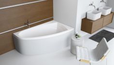 Ванна Rineia 150x95 права з ніжками