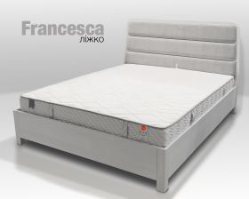 ліжко Francesca, ясень, двоспальне з підйомним механізмом, спальне місце 160 х 200