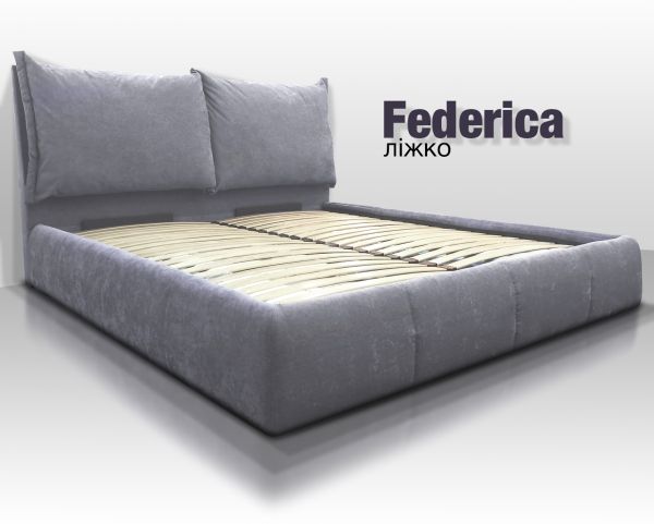 ліжко Federica Viola, двоспальне з підйомним механізмом, спальне місце 180 х 200 - фото 5