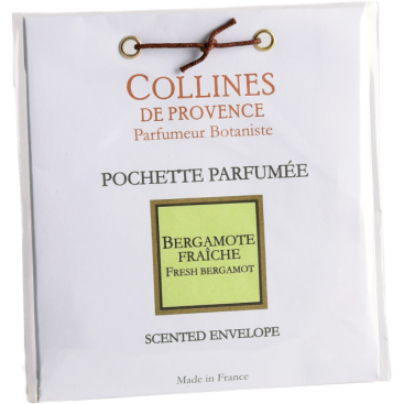 Ароматическое саше Collines de Provence Свежий бергамот