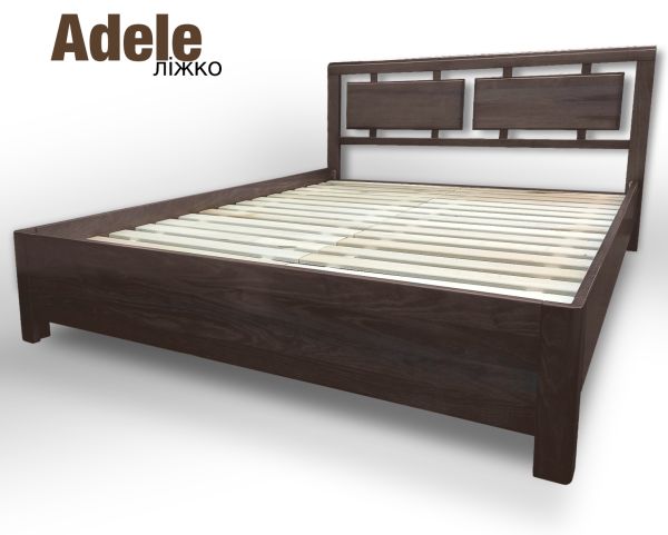ліжко Adele (brown), ясень, двоспальне, спальне місце 160 х 200 - фото 3