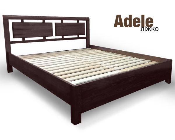 ліжко Adele (brown), ясень, двоспальне, спальне місце 160 х 200