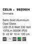 Підвісний світильник Nova Luce 9820604 Celia, 25.6 Вт, 1370 лм, 3000K - фото 7
