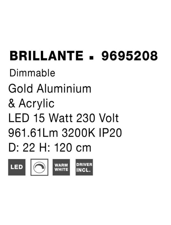 Nova Luce Brillante 9695208 - фото 8