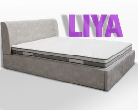 ліжко LIYA, двоспальне, з підйомним механізмом, спальне місце 160 х 200